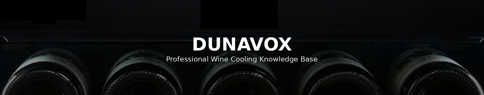 Dunavox profesionalne rešitve za hlajenje vina — vgradni v stolpec in popolnoma integrirani vinske vitrine